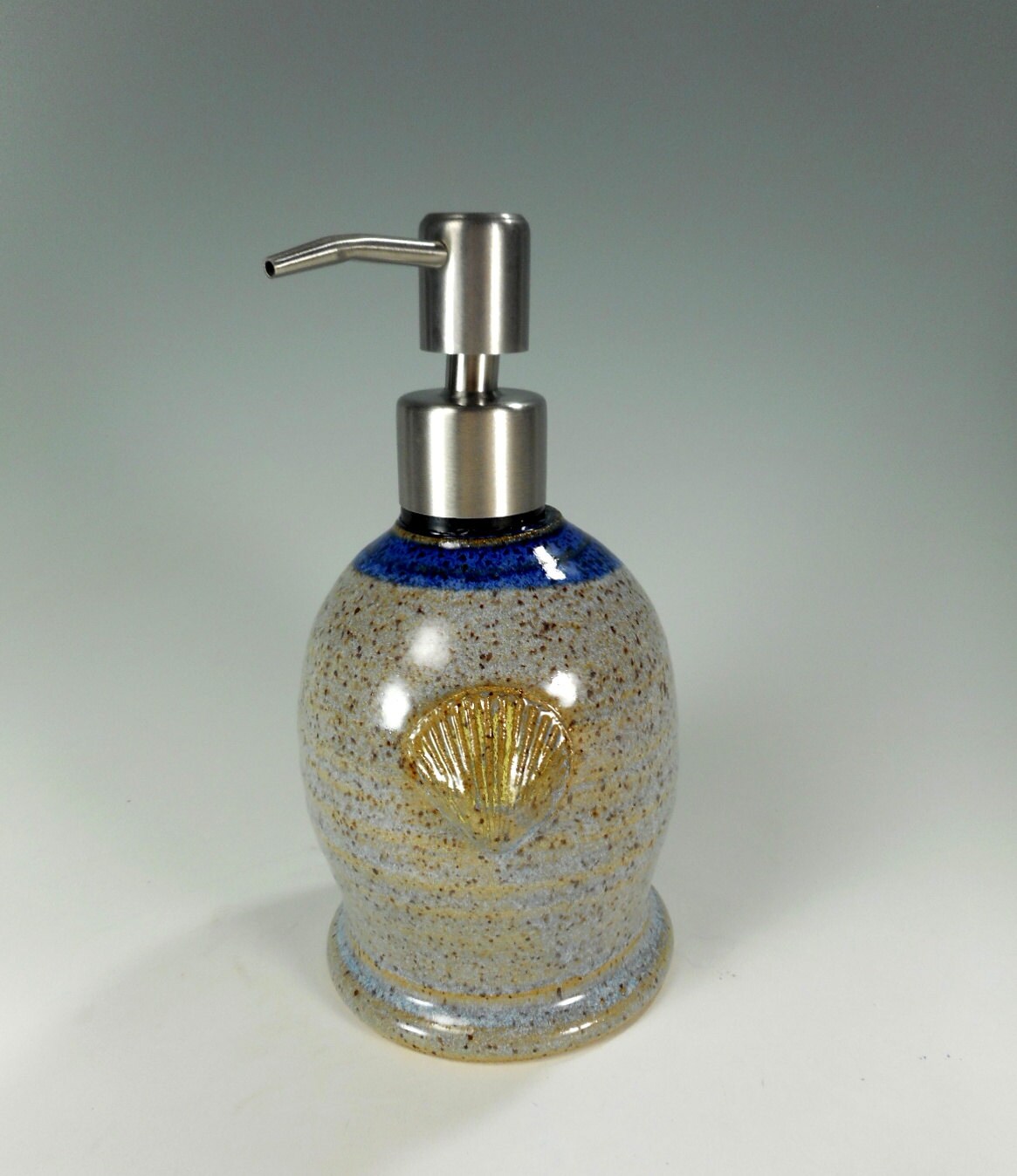 Ceramic soap dispenser pottery lotion pump stoneware soap