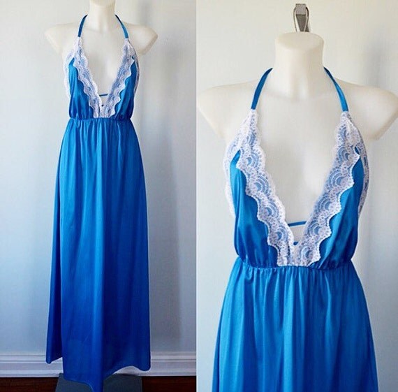 halter top night gown