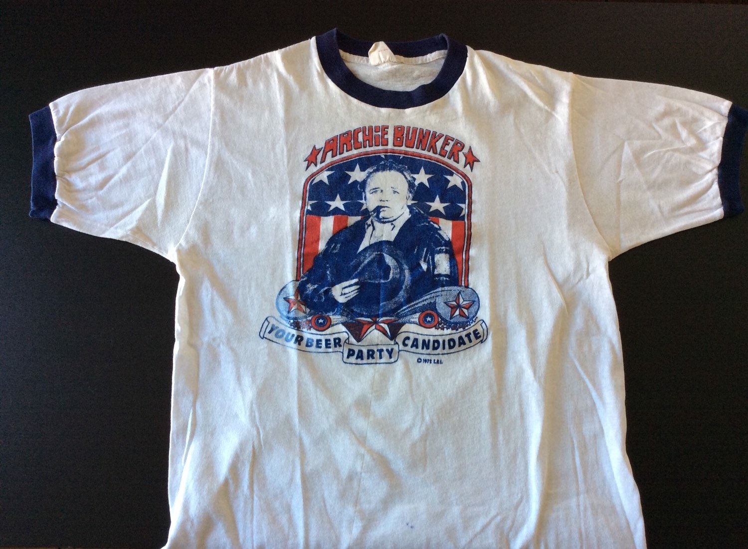 Vintage 1972 Archie Bunker for President, the Beer Candidate T-shirt ...