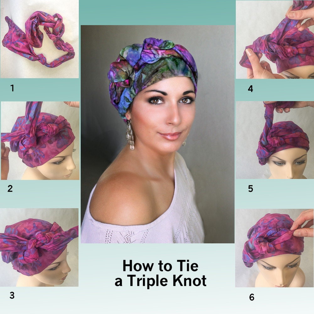 Magical Garden Turban Chemo Hat Head Wrap Alopecia Scarf