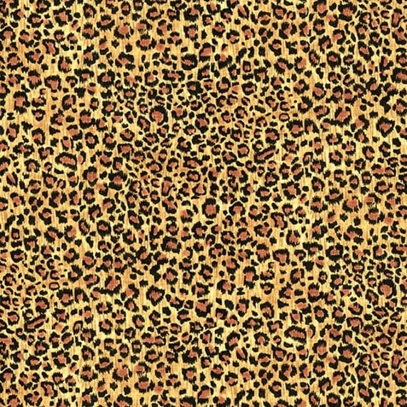 Cheetah Animal Print Safari Andover Cotton Quilt Fabric by