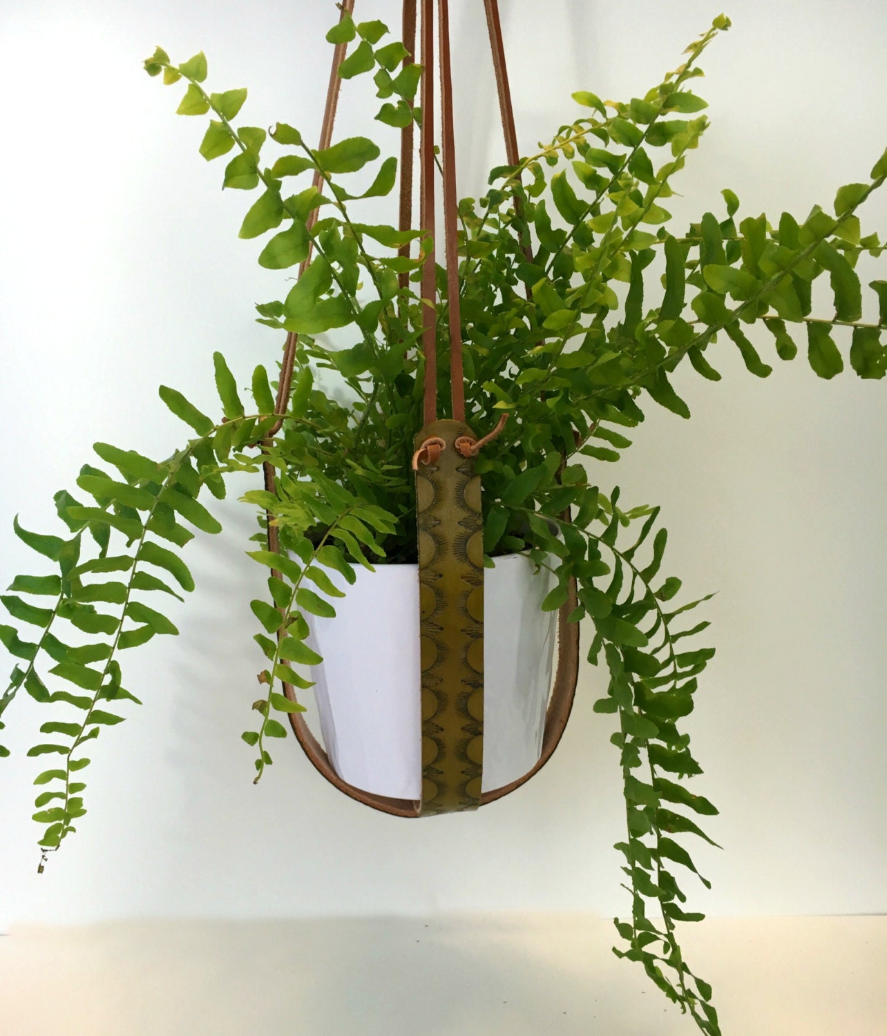 Handmade Leather Plant Hanger
