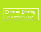 Custom listing for Kim