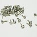 42 Clear Gem Brads for Scrapbooking, Card Making, Flower Centers