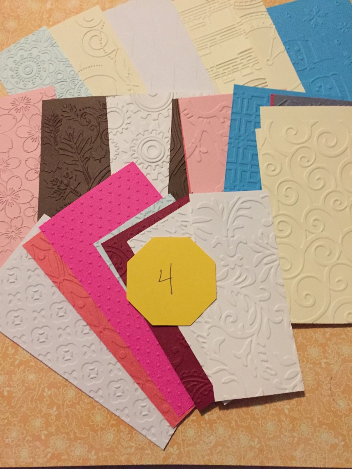 Scraps Embossed Cardstock 4