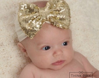 jersey sequin baby headband gold from for and babies etsy jersey sequin baby headband gold from for and babies etsy