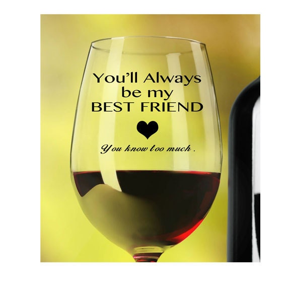funny wine glasses for girlfriends