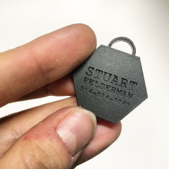 Laser Cut Acrylic Dog Tag