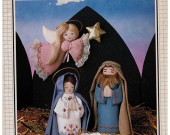 Cross Stitch and County Crafts Magazine Holiday 1987 Nativity, Christmas, Flowers