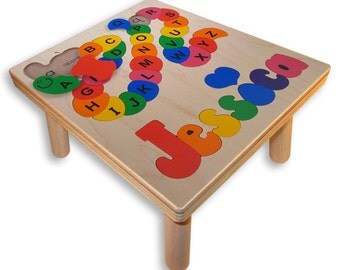 NAME PUZZLE STOOL | Alphabet