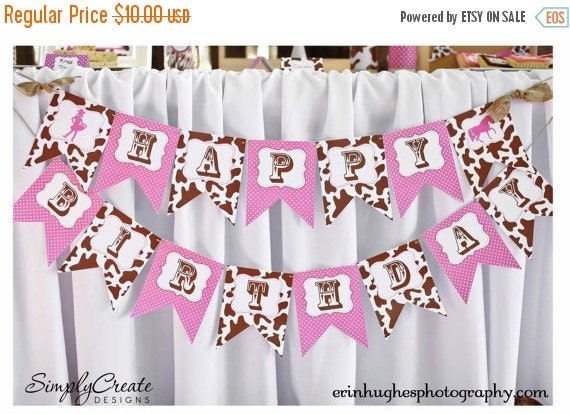 SALE Cowgirl BANNER DIGITAL File 8.5 x 11 Jpeg Files Personalized Diy Il_570xn