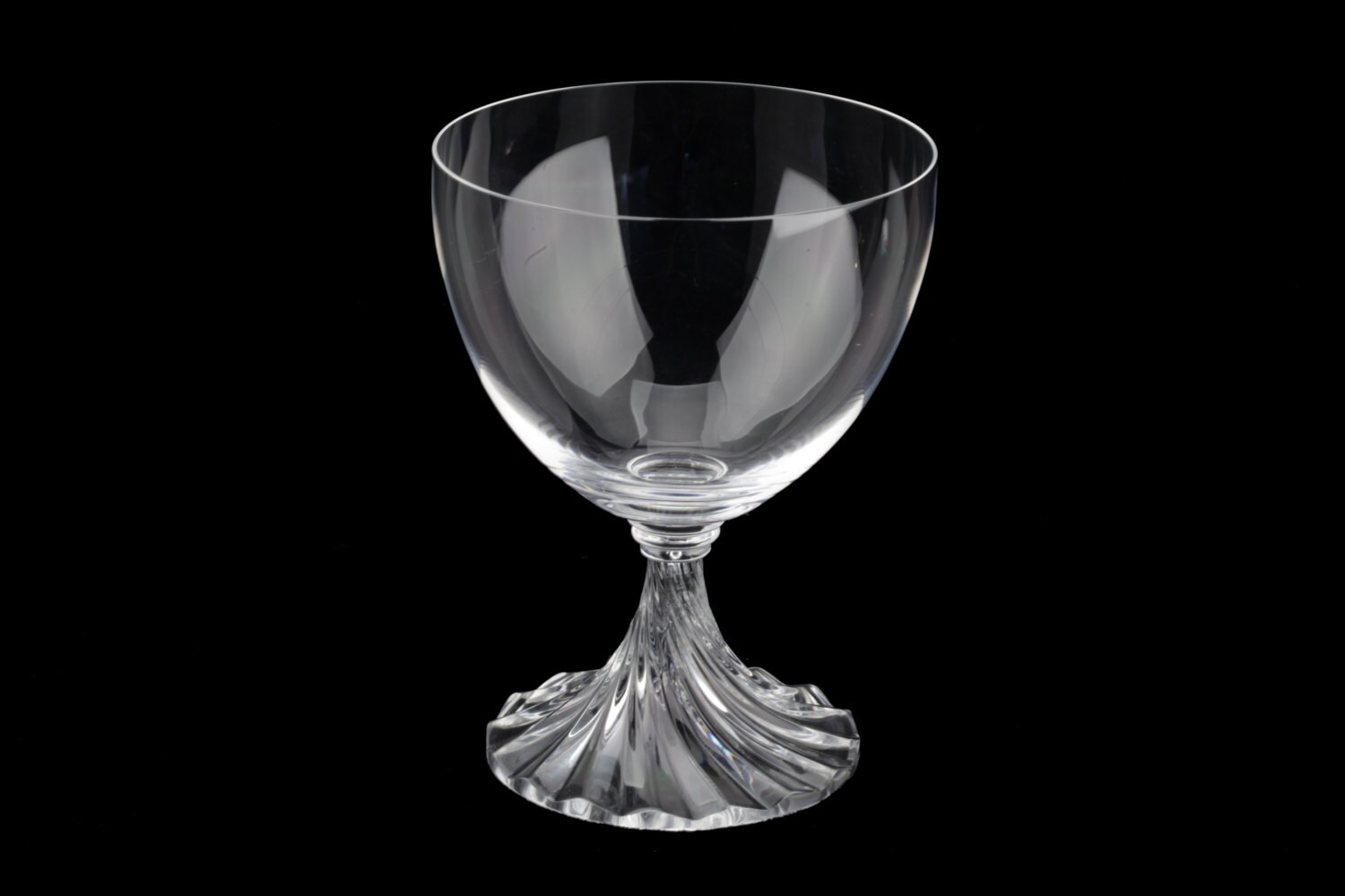 Daum France Hand Blown Wine Glass.. French Art by fcollectables