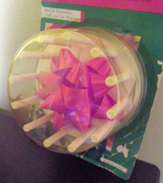 1960s Ribbon Magic Bow Maker and Box of Pixie Bow Pins.