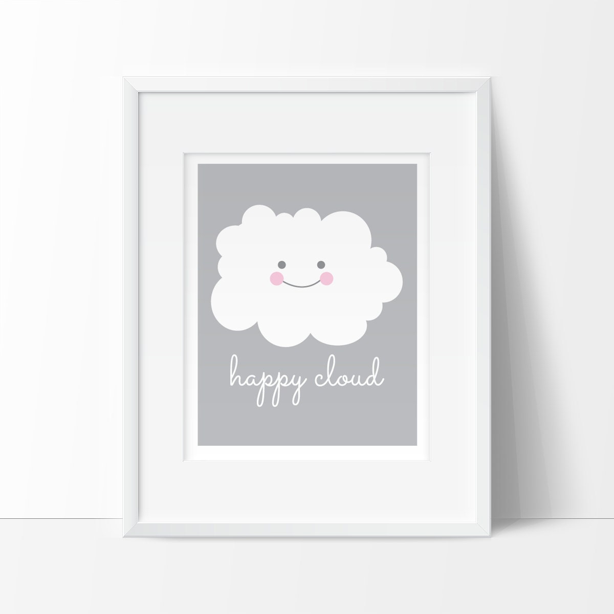 cloud nursery decor happy cloud nursery art printables