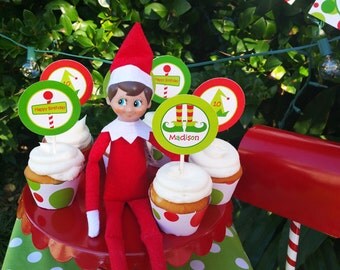 Elf cupcake topper | Etsy