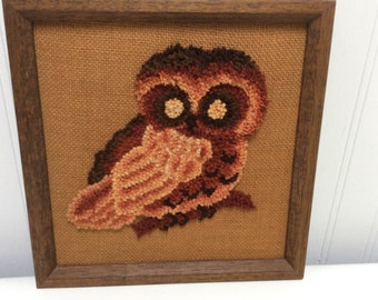 Owl Yarn Wall Hanging