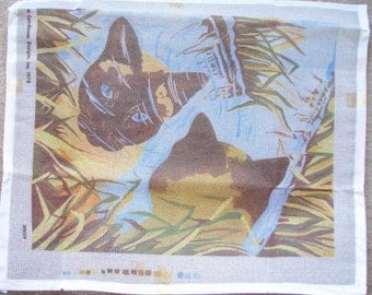 Candamar Something Special Needlepoint Kit: Siamese Reflection