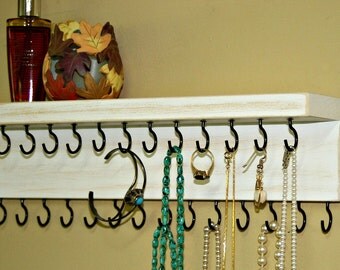 On Sale Necklace Holder/ Jewelry Organizer/ Necklace Storage/ Shabby