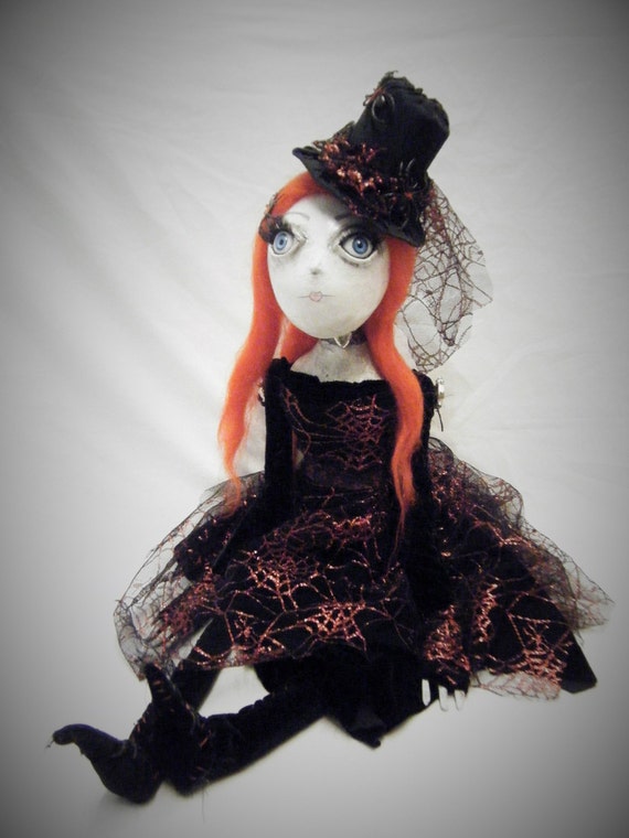 Spider Hand Made Ooak Art Doll Gothic - Steampunk - Victorian by SpookyButCute steampunk buy now online Spider Hand Made Ooak Art Doll Gothic - Steampunk - Victorian by SpookyButCute steampunk buy now online