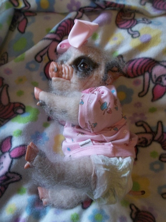 reborn piglet doll