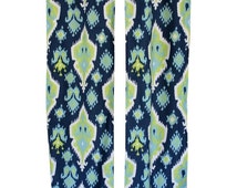 SALE Premier Ikat Curtains- Pair of Drapery Panels- Premier Prints