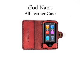 iPod Nano (7th Generation) All Leather Case - No Plastic - Free Inscription