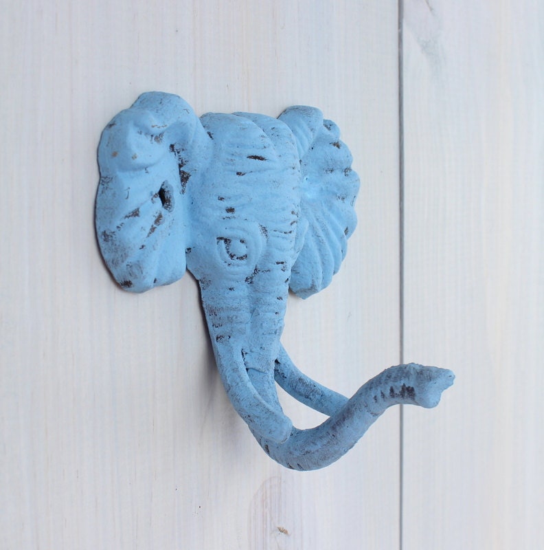 Elephant Nursery Hook Towel Hook Safari Decor Tribal Rustic