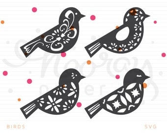 Bird SVG + DXF Cutting File