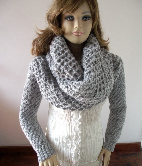 Scarf With Sleeves Knitting Pattern - Knitting Patterns