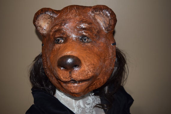 Bear mask Animal head mask Masquerade Men Halloween