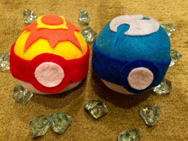 pokeball plush set