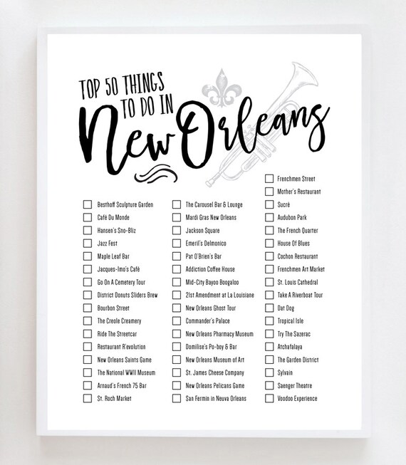 New Orleans Bucket List 2.0