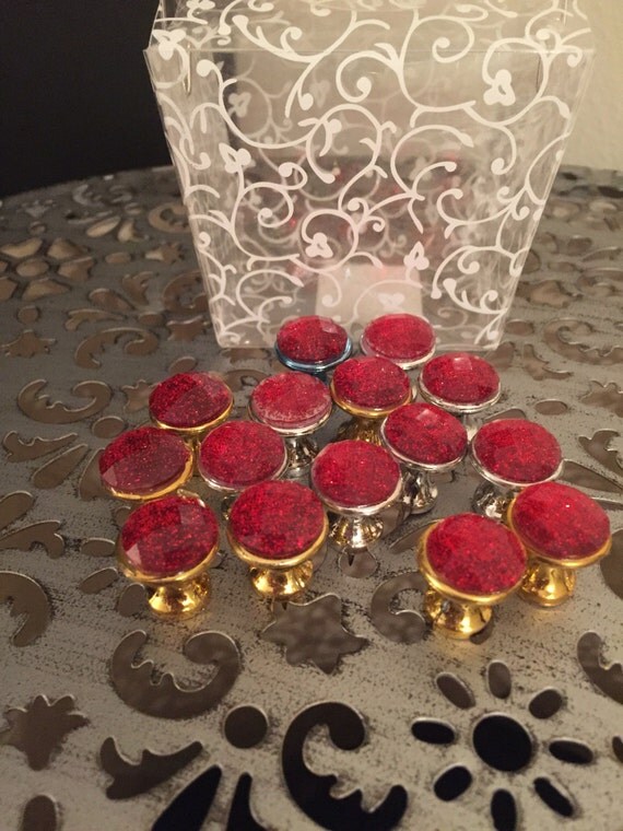 jeweled large thumb tacks push pins by dkrumbine on Etsy