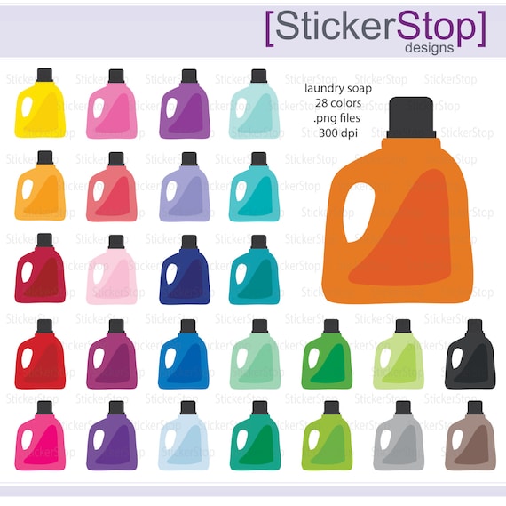 Laundry Detergent Clipart laundry soap icon digital clipart in rainbow colors - instant Laundry Detergent Clipart laundry soap icon digital clipart in rainbow colors - instant