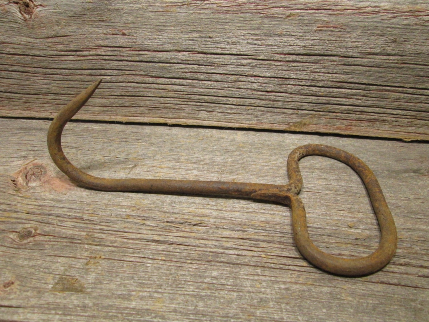 Hay Hook Rustic Barn Salvage Metal Farm Tool