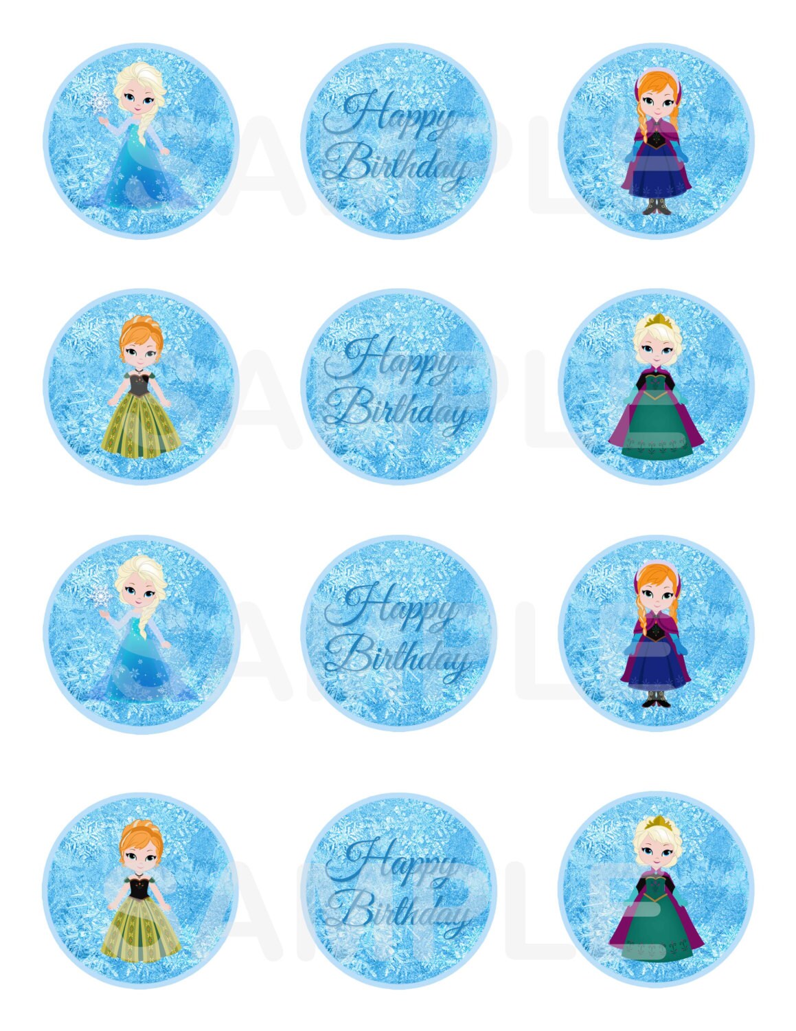 INSTANT Download Disney Frozen Birthday Party Pack Digital
