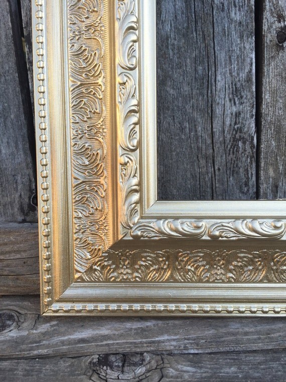 Champagne Picture Frame 8x1011x14 GoldWedding by ThePaintedLdy