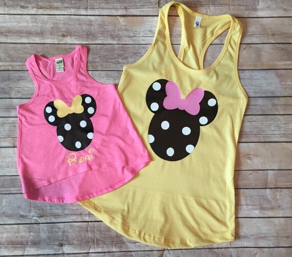 matching mom and daughter disney shirts