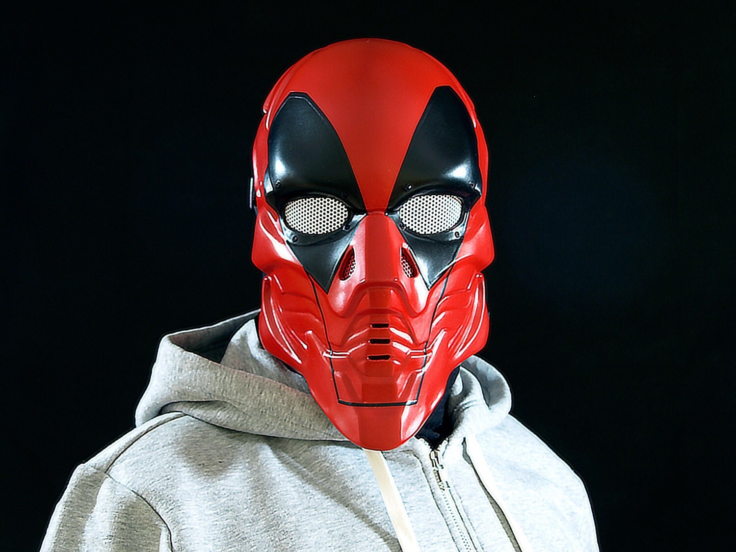 HA Goliath Full Face Deadpool M Airsoft Mask Made to