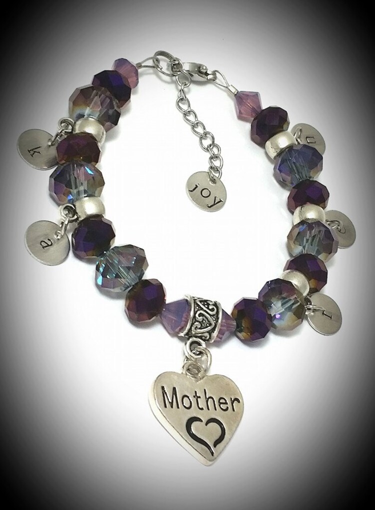 New mom charm braceletIt's a girl by SumabatCreations on Etsy