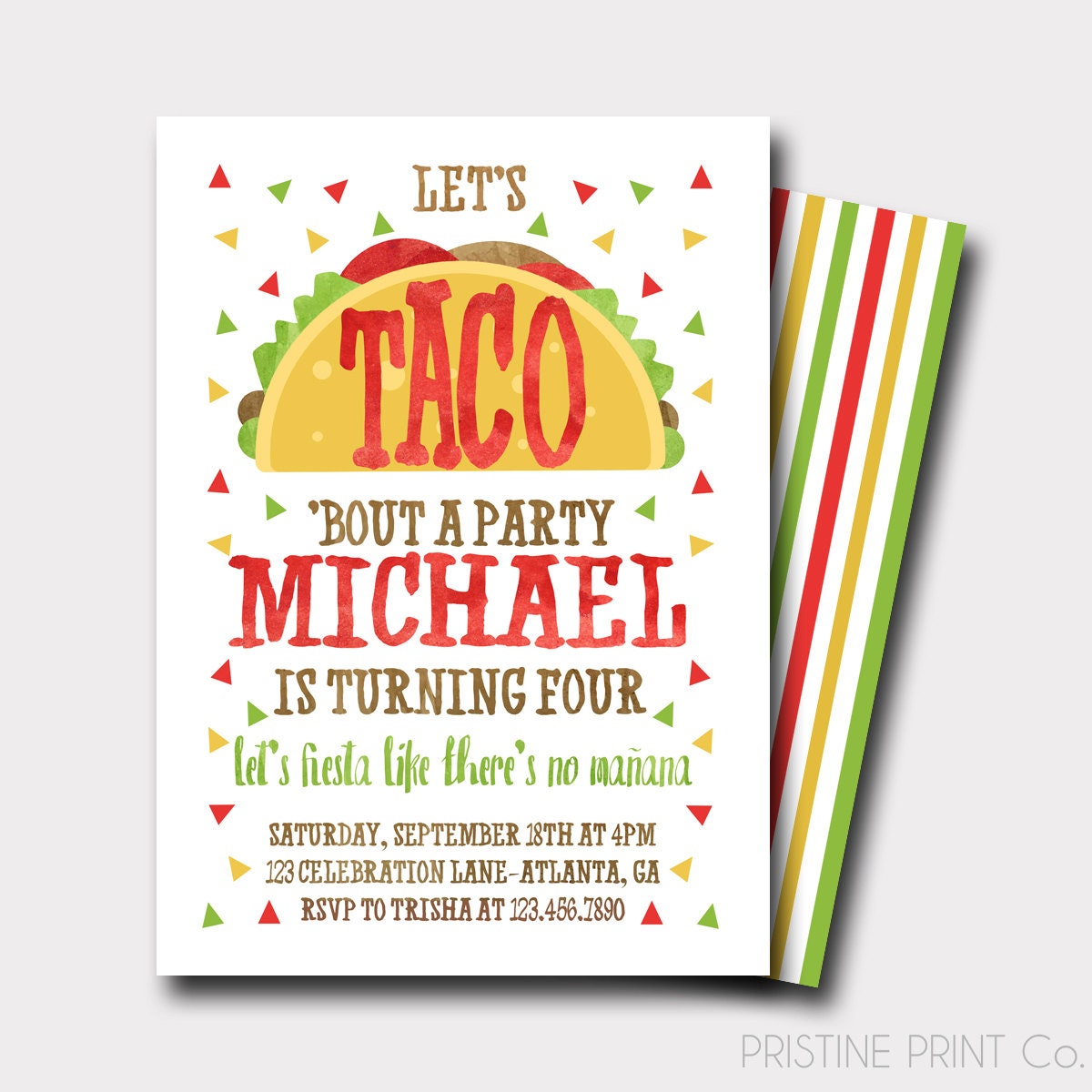 Taco Party Invitation 2