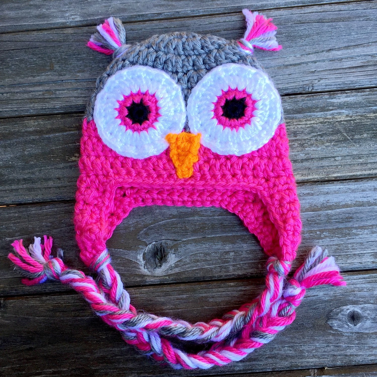 Crochet Owl Hat
 Crochet Owl Hat Crochet Earflap Hat Crochet by AccessoriesByCasey