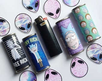 Rick and Morty Metal Lighter Case