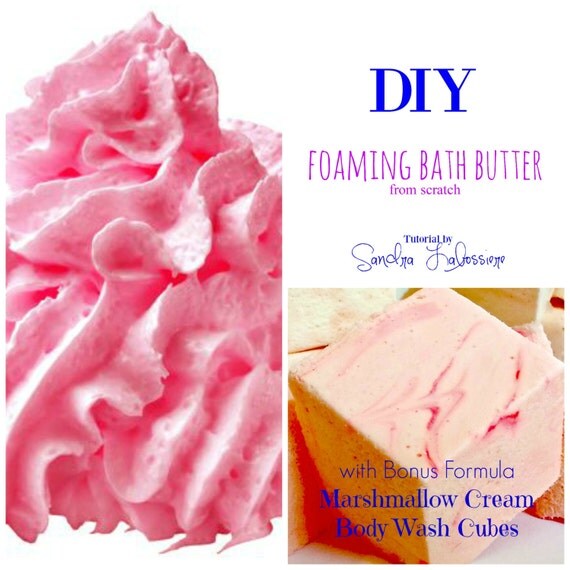 DIY From Scratch Foaming Bath Butter Base by