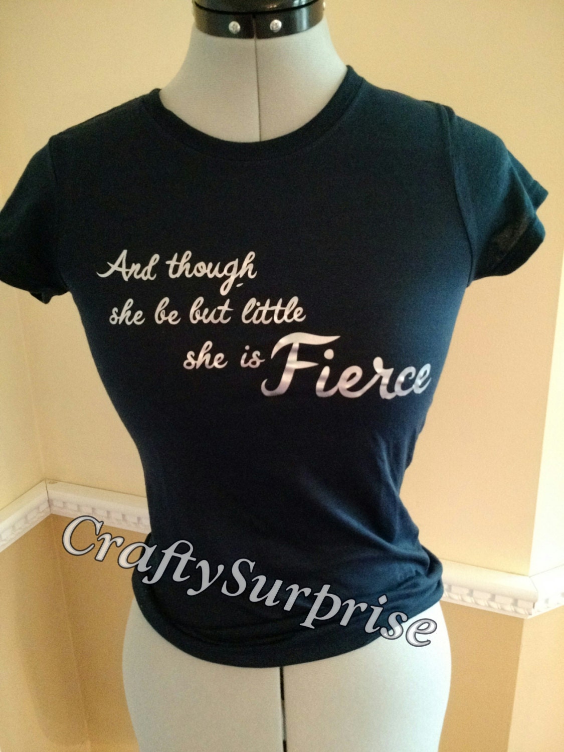 she may be small but she is fierce t shirt