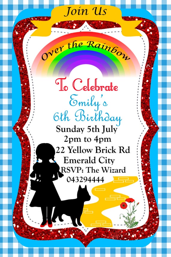 Purple wizard invitation Girls magic birthday invite Digital