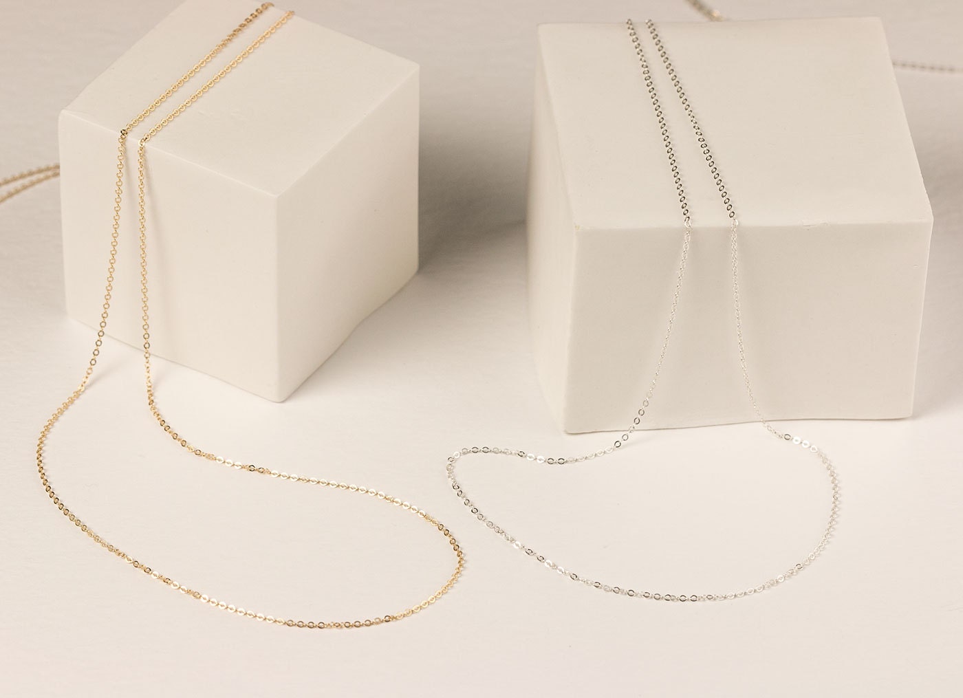 Delicate Thin Chain Necklace / Ultra Dainty Layering Necklace