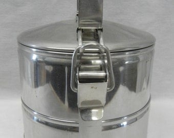Vintage Stainless Steel Lunch Box