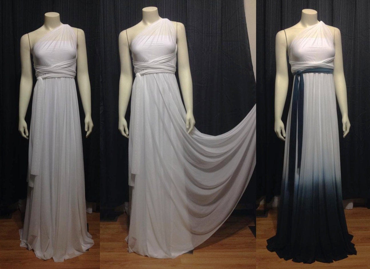 Wedding Convertible Dress convertible dress etsy lace or mesh skirt add on for the infinity free style bridesmaid wedding chiffon dress
