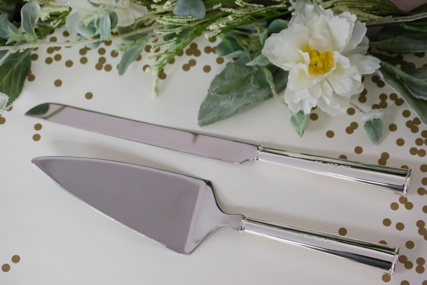 Personalized Kate  Spade  Darling Point Wedding  Cake  Knife and